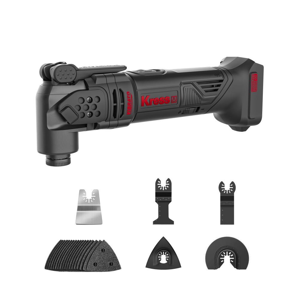 Kress 20V  Multitool  3.6Grad, Stapelkoffer S , Zubehör