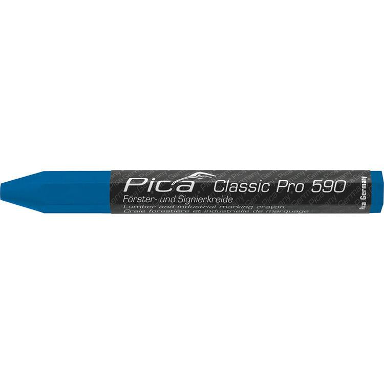 Pica Försterkreide PRO, 12x120mm, blau