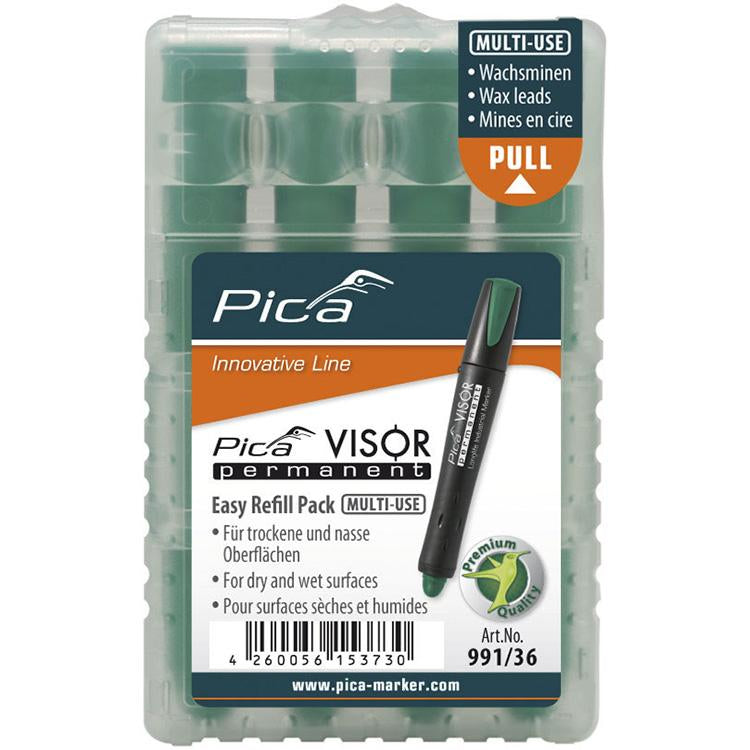 Pica VISOR permanent Ersatzminen-Sets, grün