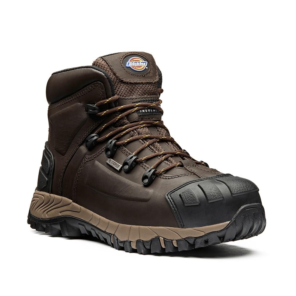 Dickies Sicherheits-Stiefel Medway, Braun, 43